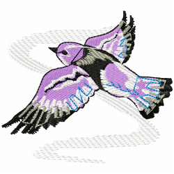 Small Birds Embroidery Design 12